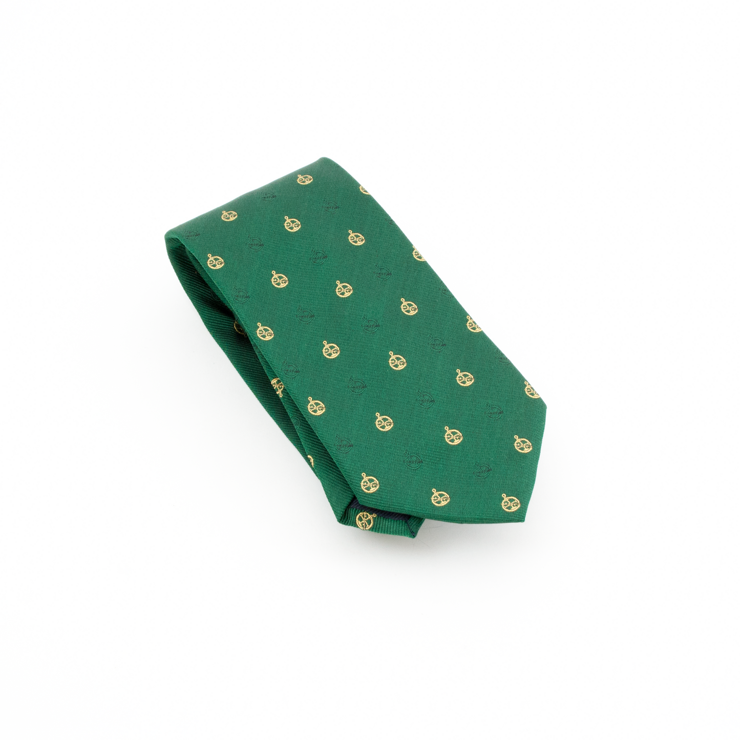 Gravata de Seda Padrão Astrolábio - verde