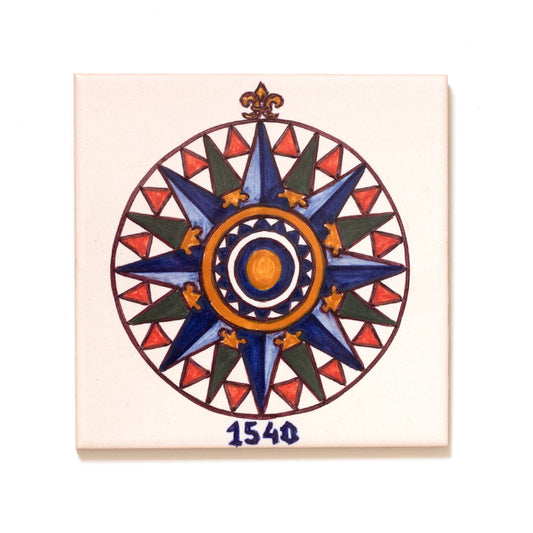 Azulejo Rosa dos Ventos 1540