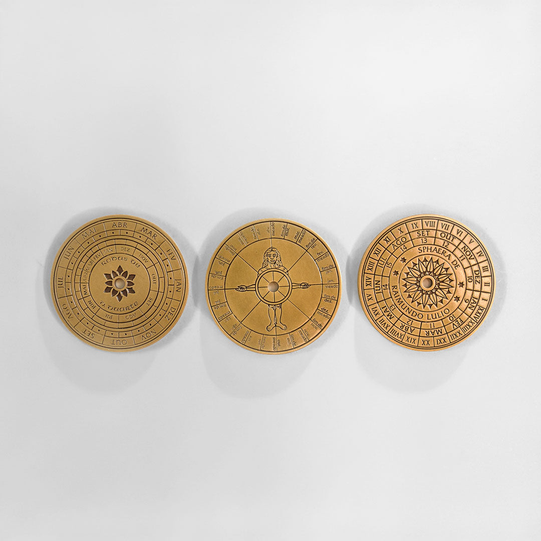 Conjunto 3 Rodas de D. Duarte com Estojo | Museu de Marinha