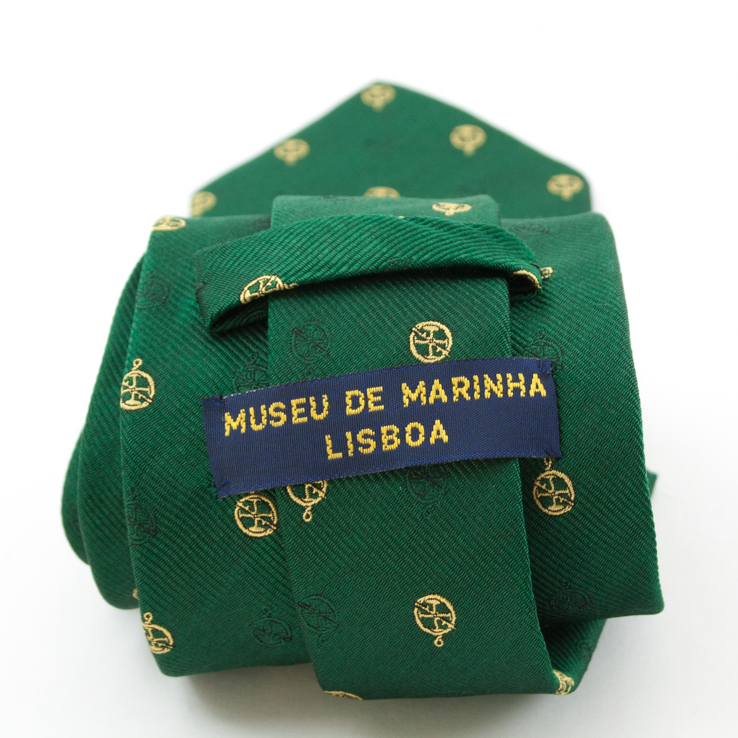 Gravata de Seda Padrão Astrolábio - verde