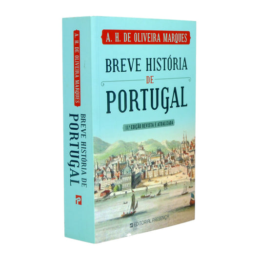 Capa do livro Breve História de Portugal, de A. H. de Oliveira Marques - 11ª Edição da Editorial Presença.