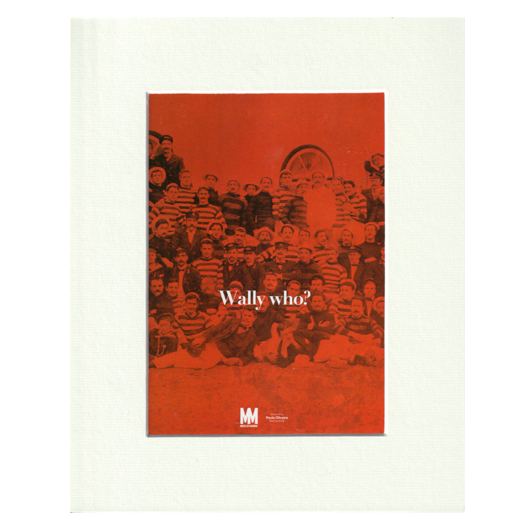 Poster com passe-partout Wally Who