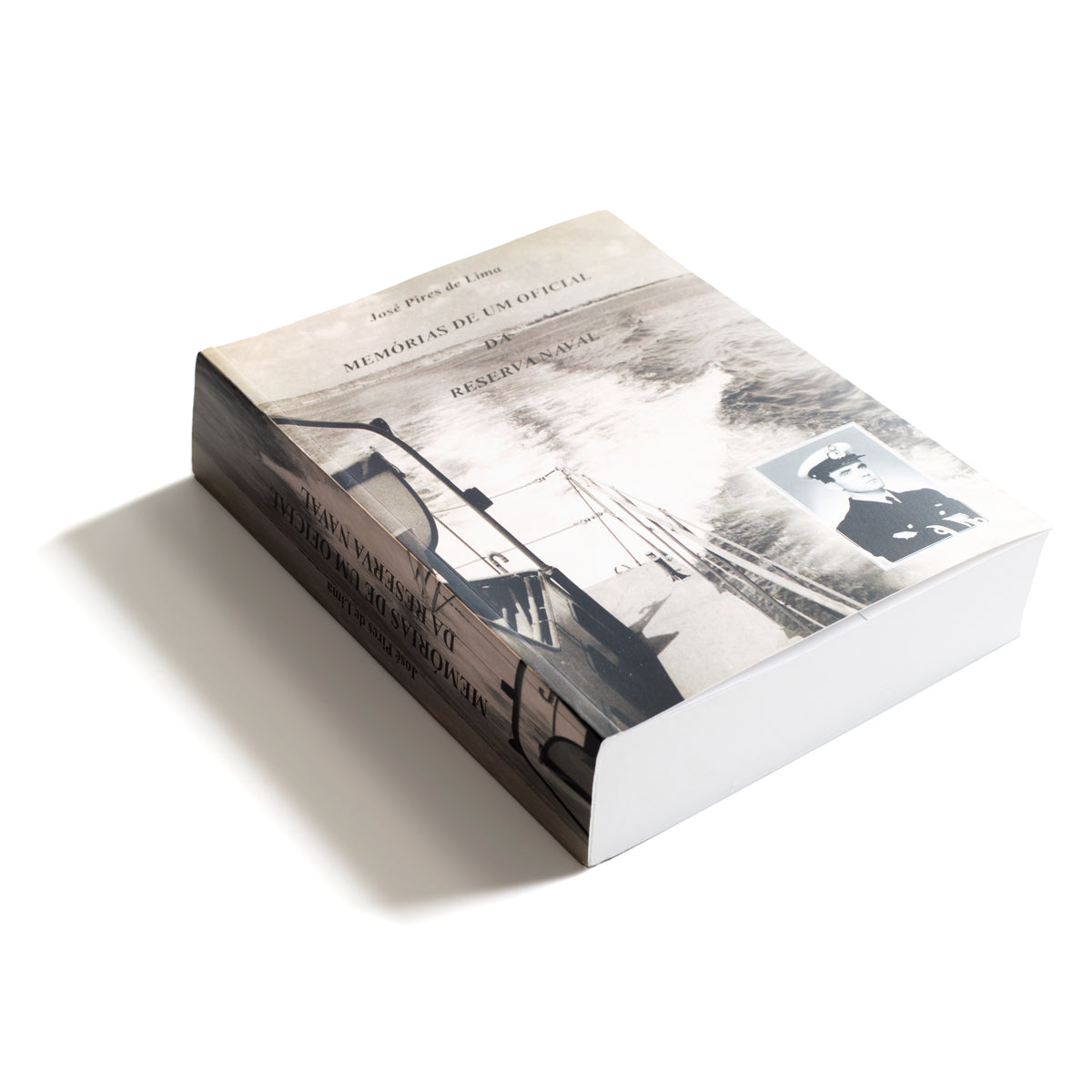 Capa do livro de memórias sobre os quatro primeiros cursos especiais de oficiais da Reserva Naval (CEORN), de José Augusto Pires de Lima.