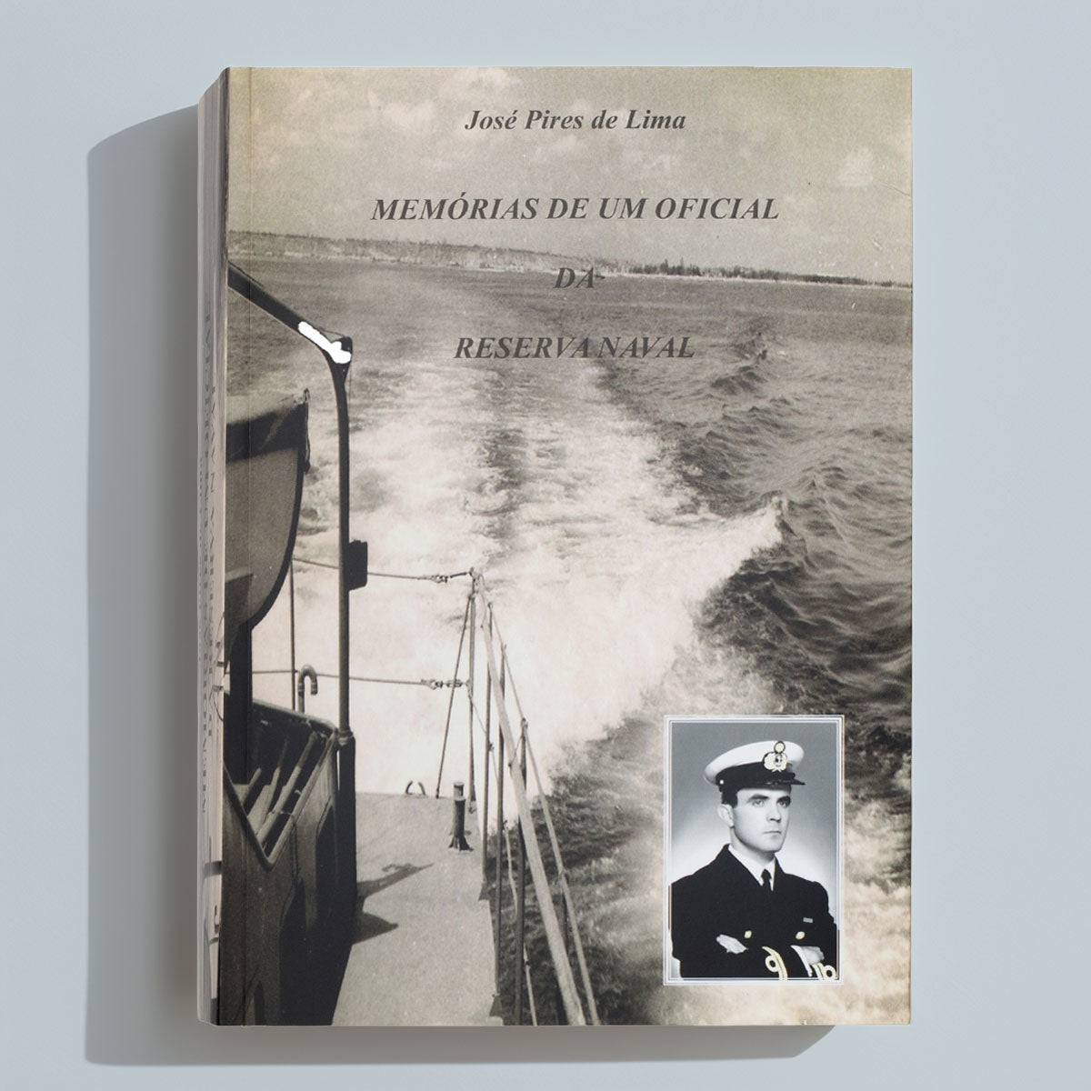 Capa do livro de memórias sobre os quatro primeiros cursos especiais de oficiais da Reserva Naval (CEORN), de José Augusto Pires de Lima.