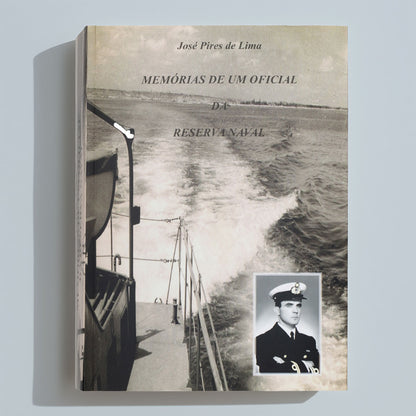Capa do livro de memórias sobre os quatro primeiros cursos especiais de oficiais da Reserva Naval (CEORN), de José Augusto Pires de Lima.
