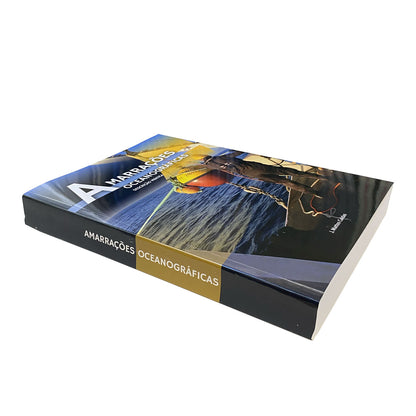 miolo do livro Amarrações Oceanográficas – Descrição Prática, de J. Mattos Caldas. Edição técnica das Edições de Marinha.