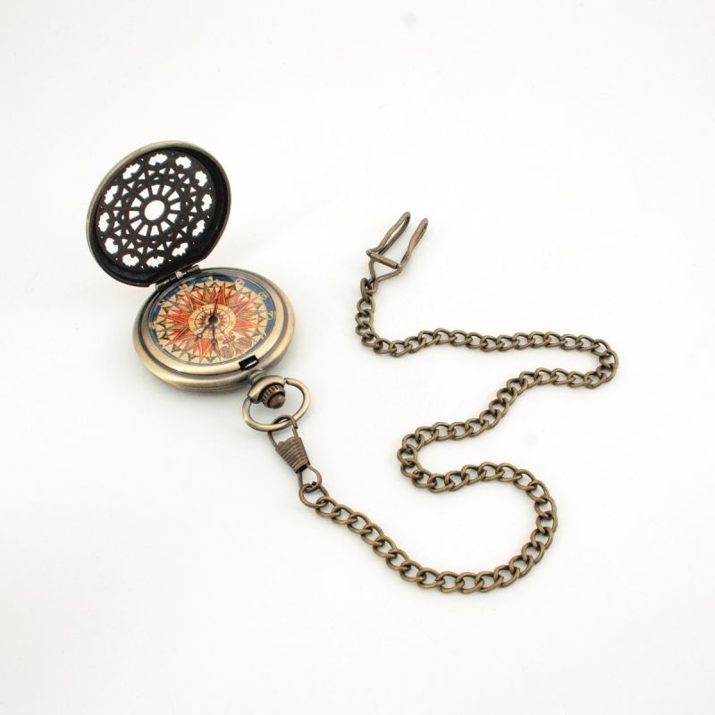 Pocket watch Compass Rose 