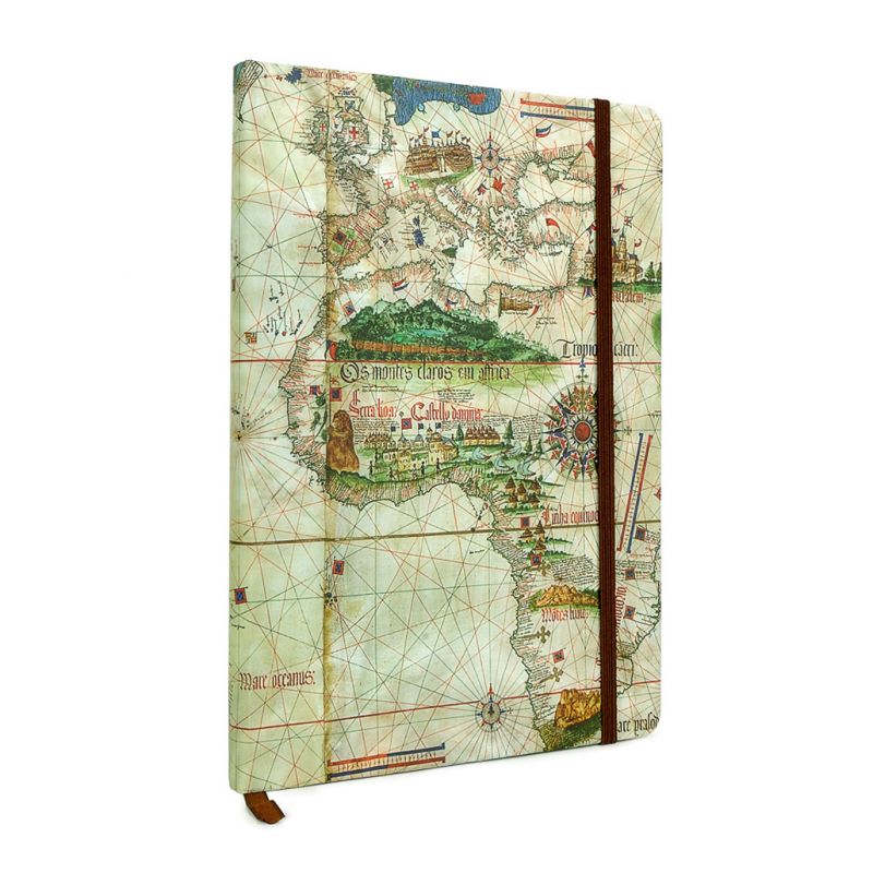 Caderno A5 Planisfério de Cantino (1502)