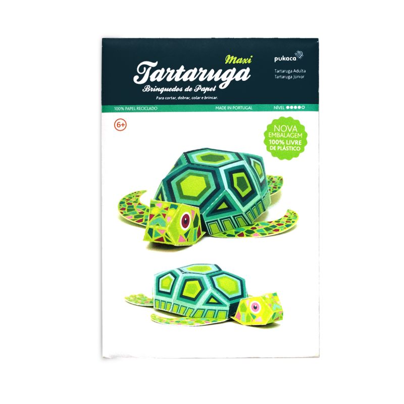 Maxi Tartaruga - brinquedo de papel