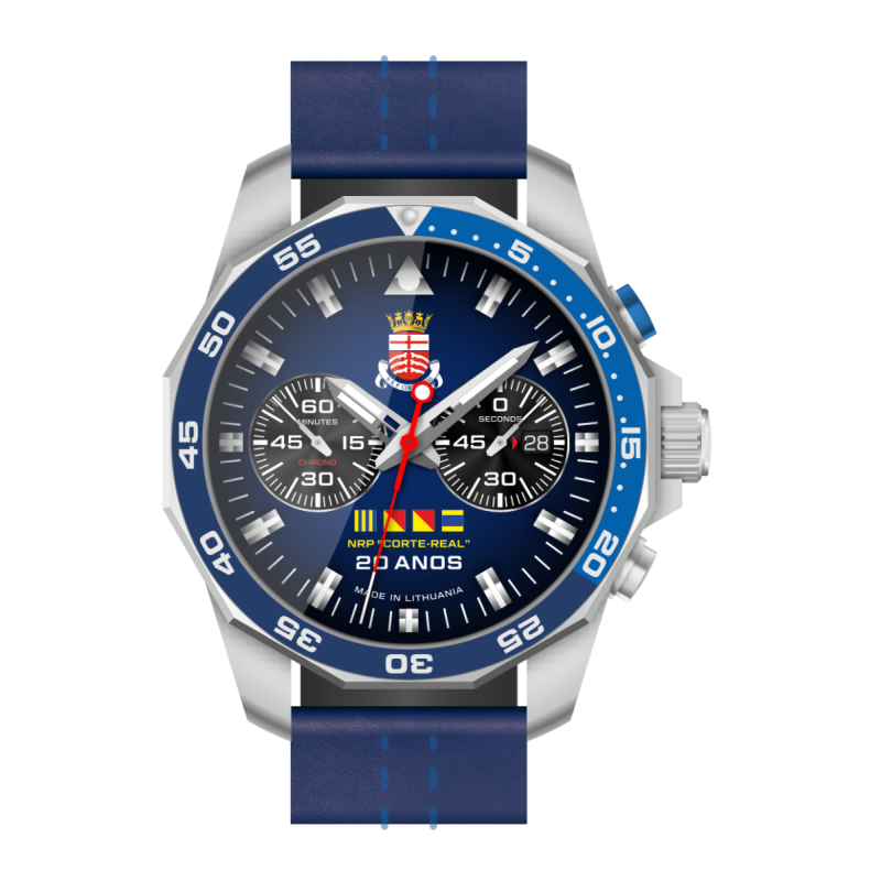 Relógio NRP Corte Real 20 anos - bracelete pele
