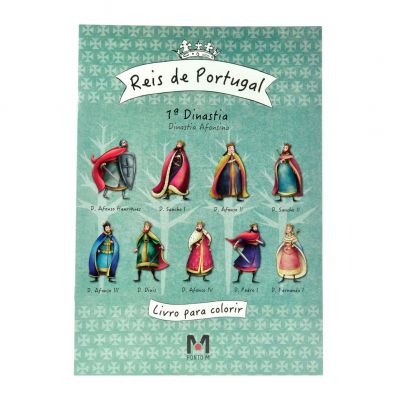 Livro para Colorir Reis de Portugal
