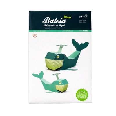 Maxi Whale - paper toy